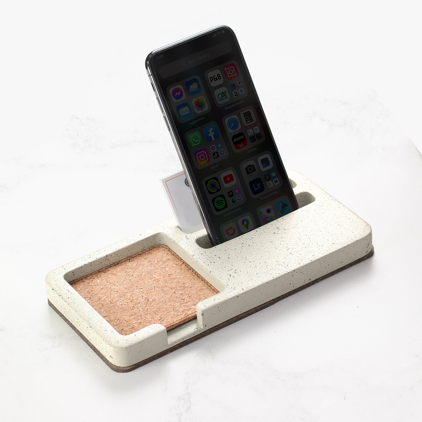 Wheat Desk Card Holder