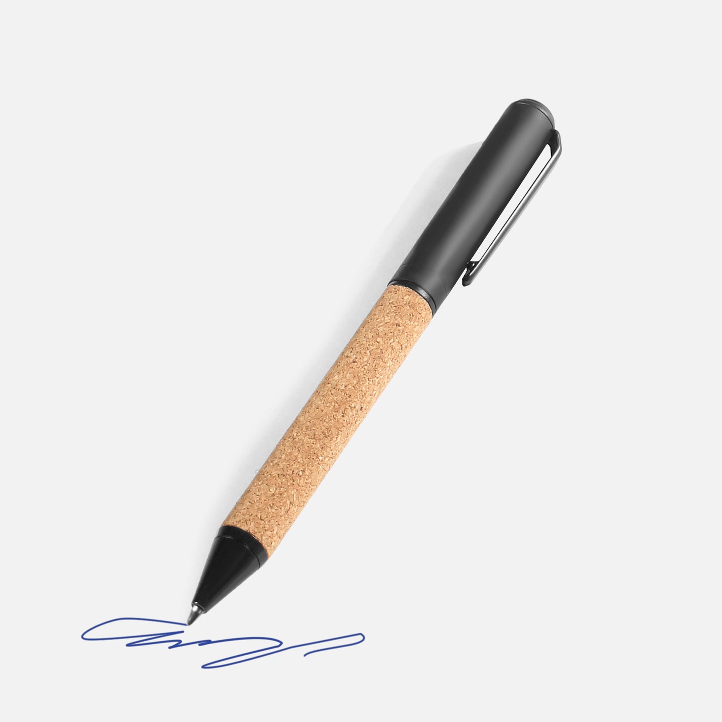 RUBBER AND CORK METAL PEN