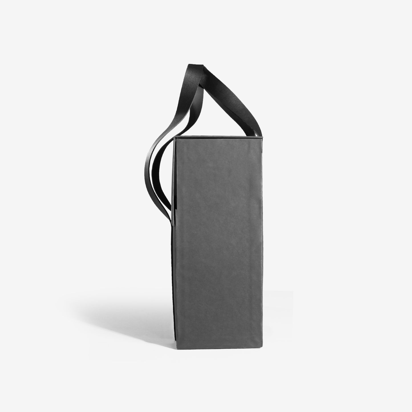 Elegant Black Box with Leather handle