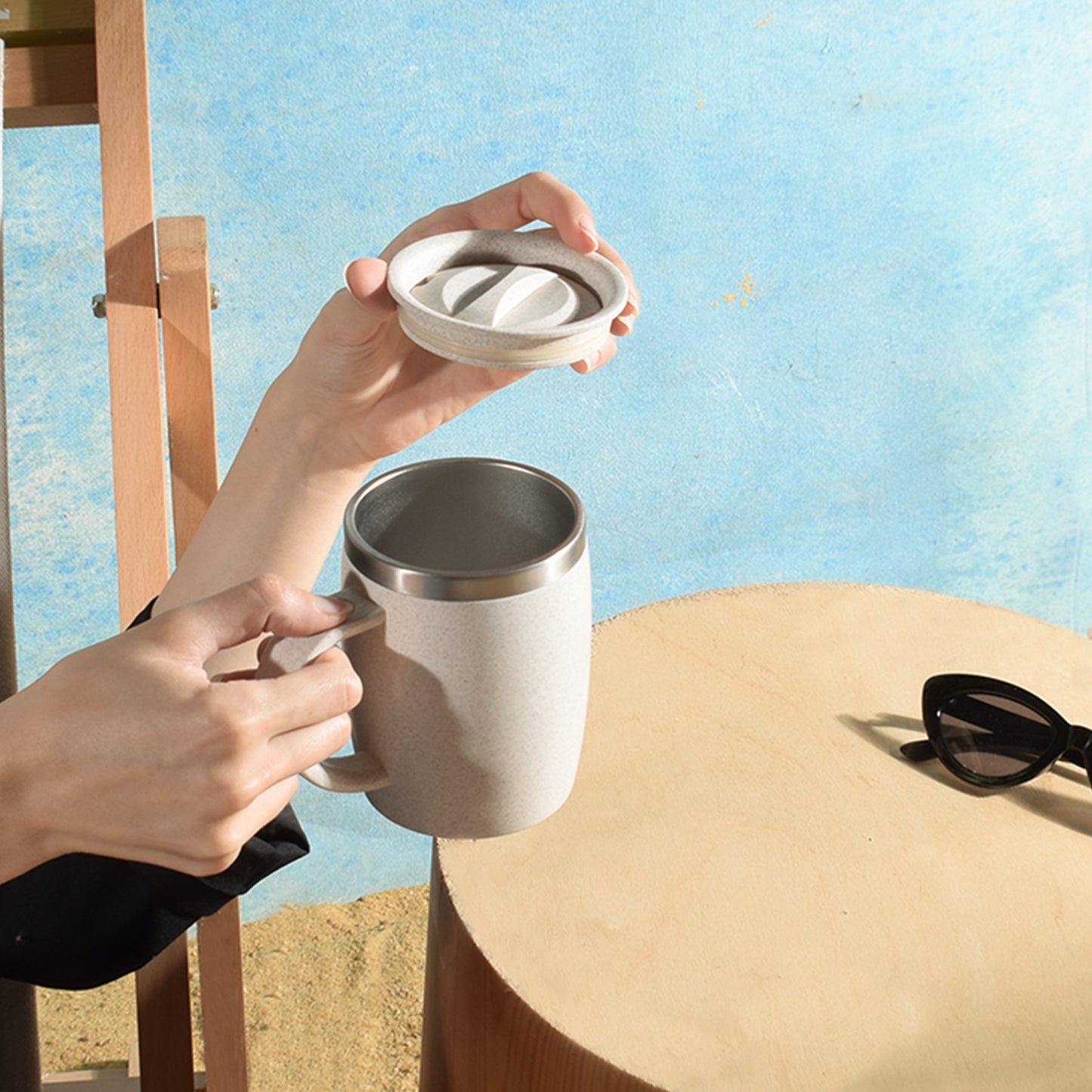 Wheat Straw Thermal Mug