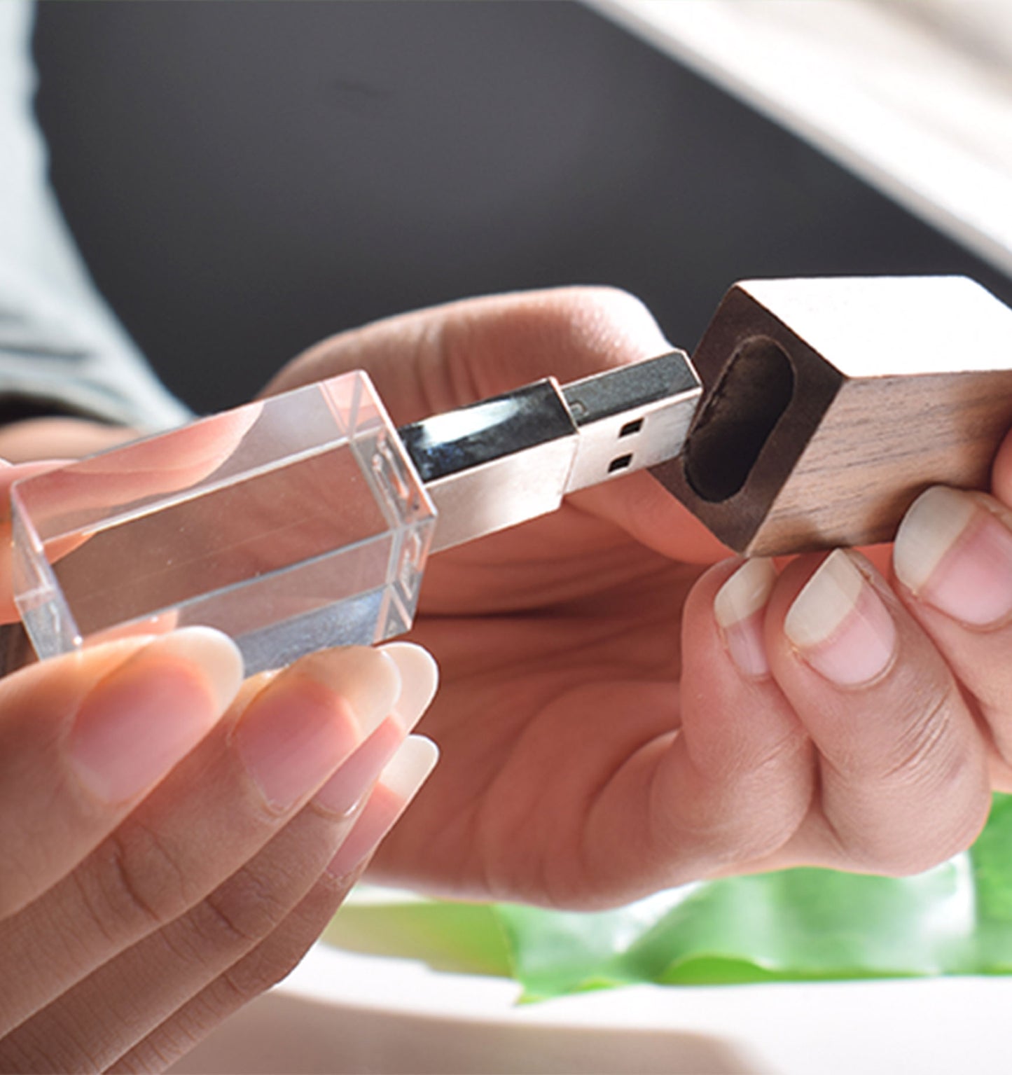 Bamboo Crystal Flash Memory