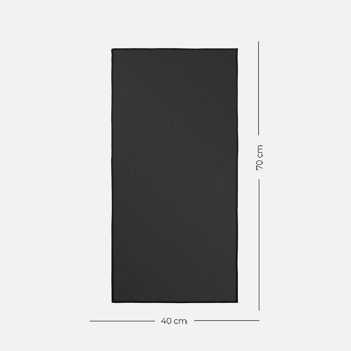 SMALL MICROFIBER TOWEL (M towel 2 BLACK)