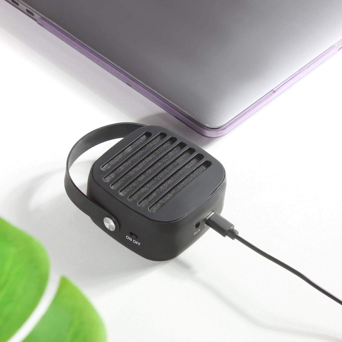 Black Rubber Speakers