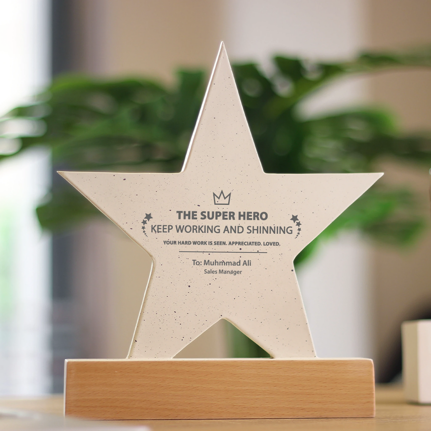 Star Eco-Friendly Trophy