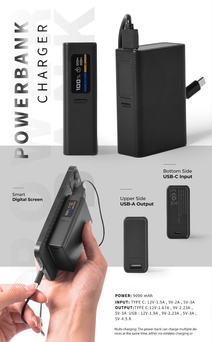 Wireless Sticky Power bank