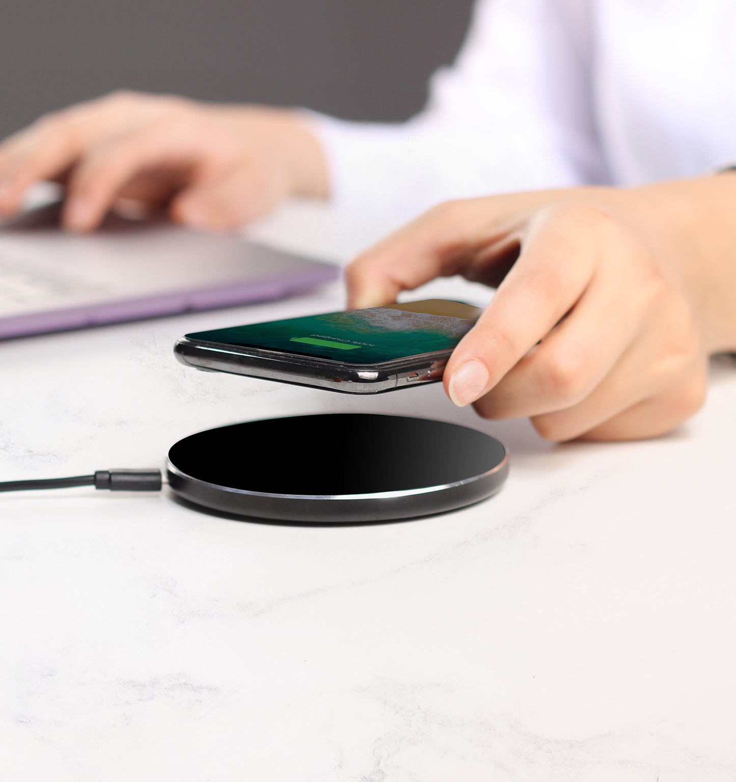 Glass Lighted Wireless Charger