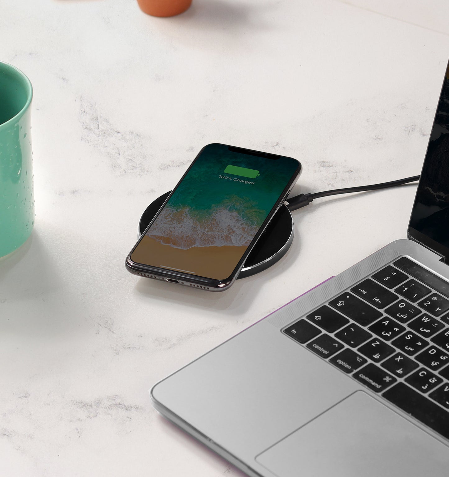 Glass Lighted Wireless Charger
