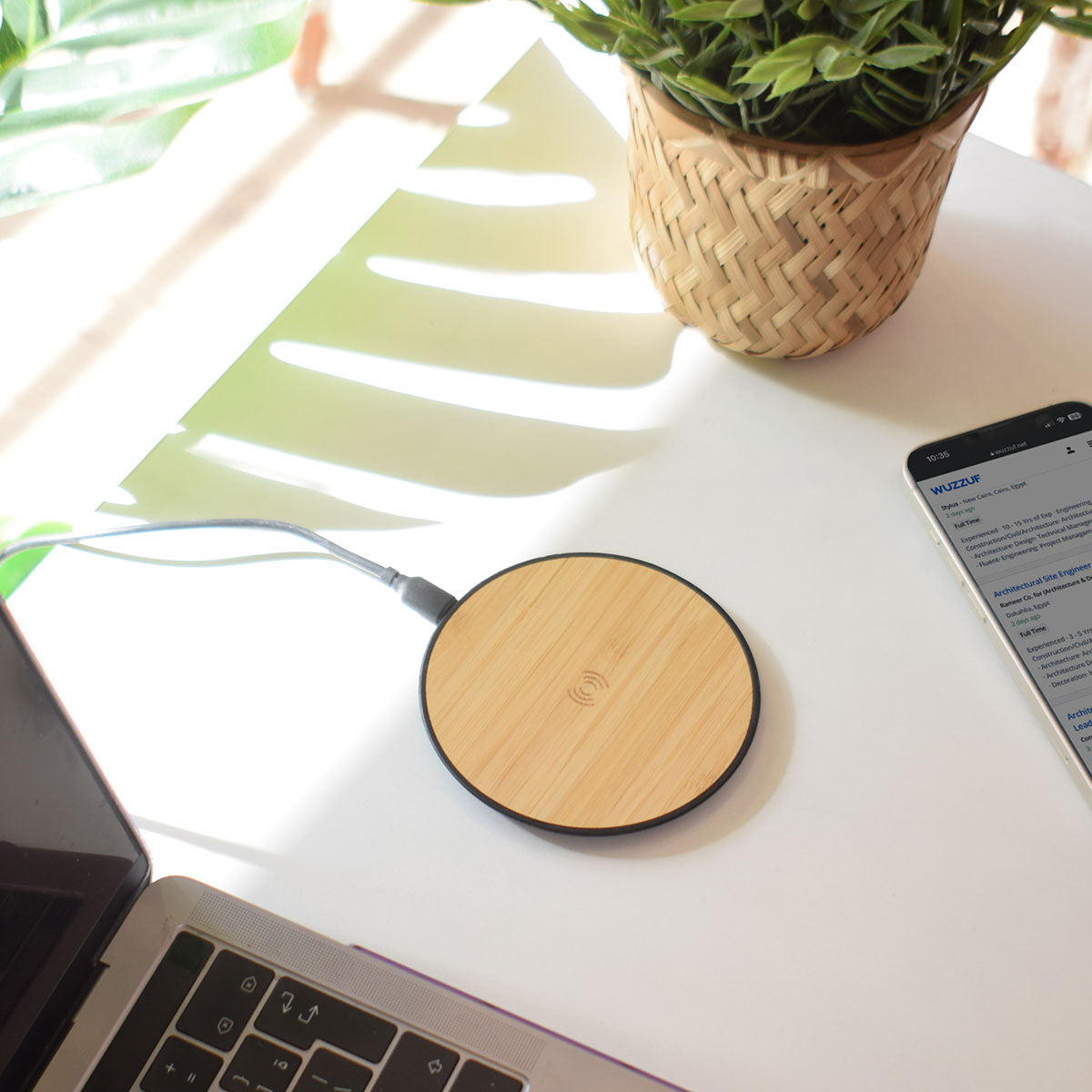 Bamboo Slim Fast Wireless Charger