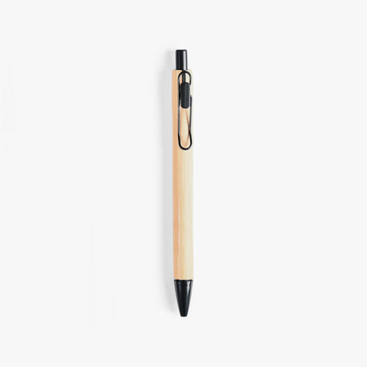 Executive Natural Bamboo Wire-Clip Pen (MP77)