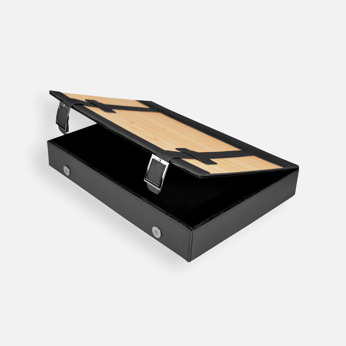 Eco-Friendly Bamboo N Leather Box