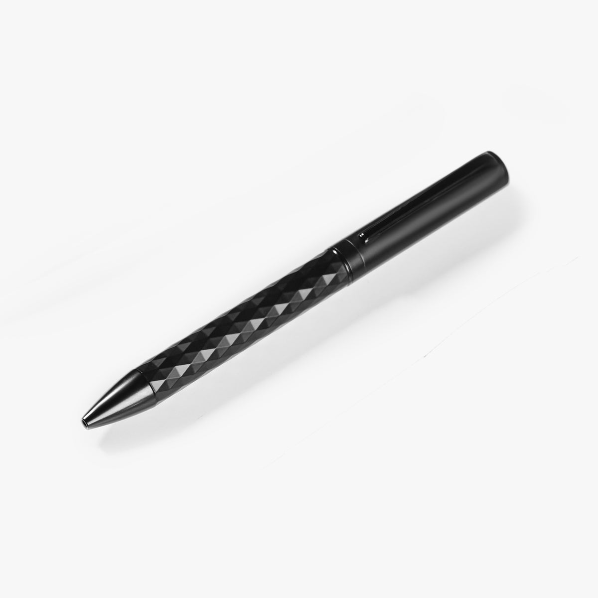 Executive Diamond-Cut Black Metal Pen (MP38)