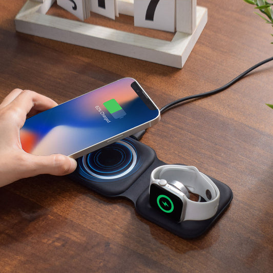 Foldable 2in1 Wireless Charger