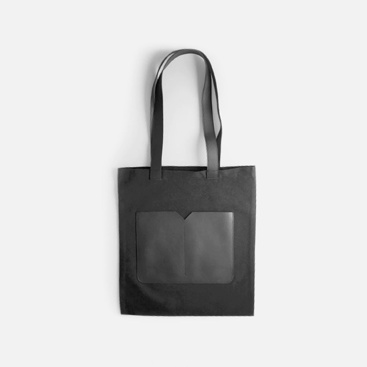 Black leather Tote bag