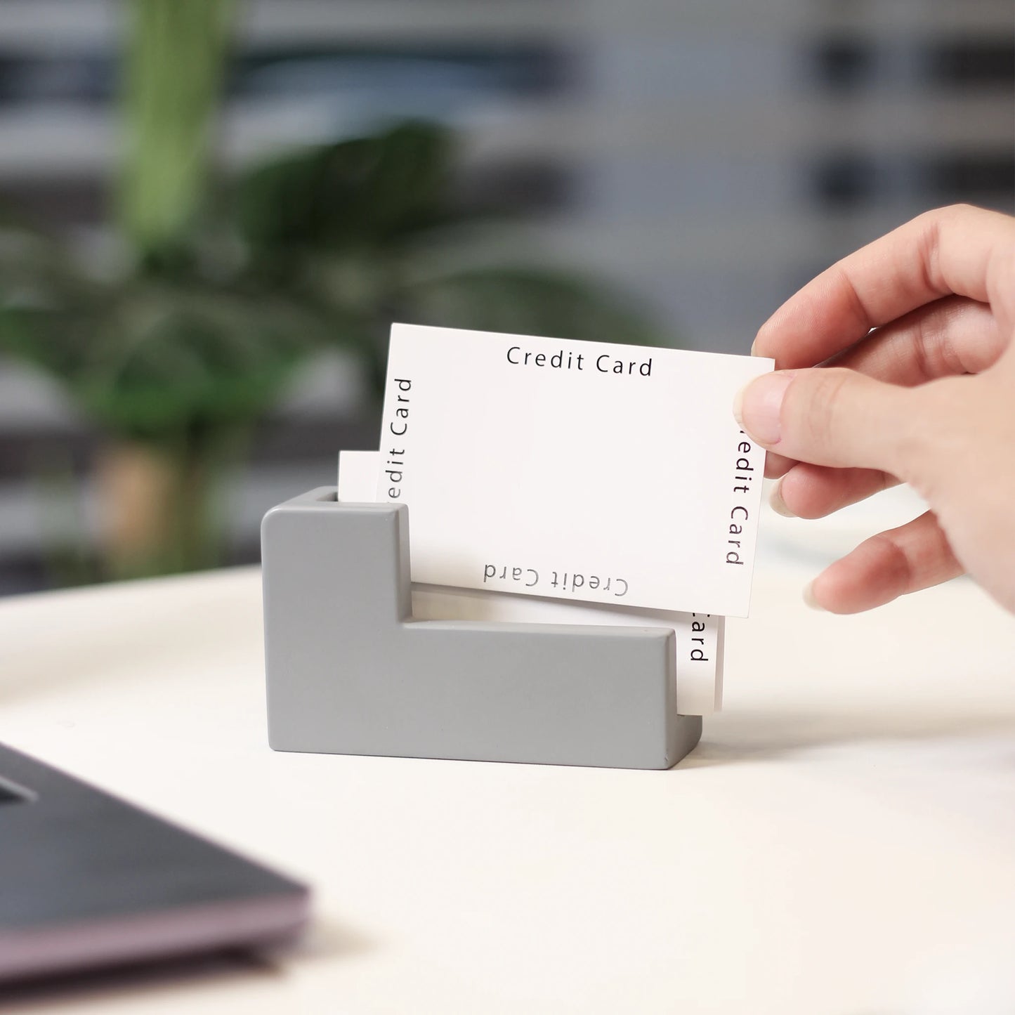 Limestone Card Holder