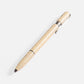 WHEAT STRAW PEN WITH SILVER ACCENTS