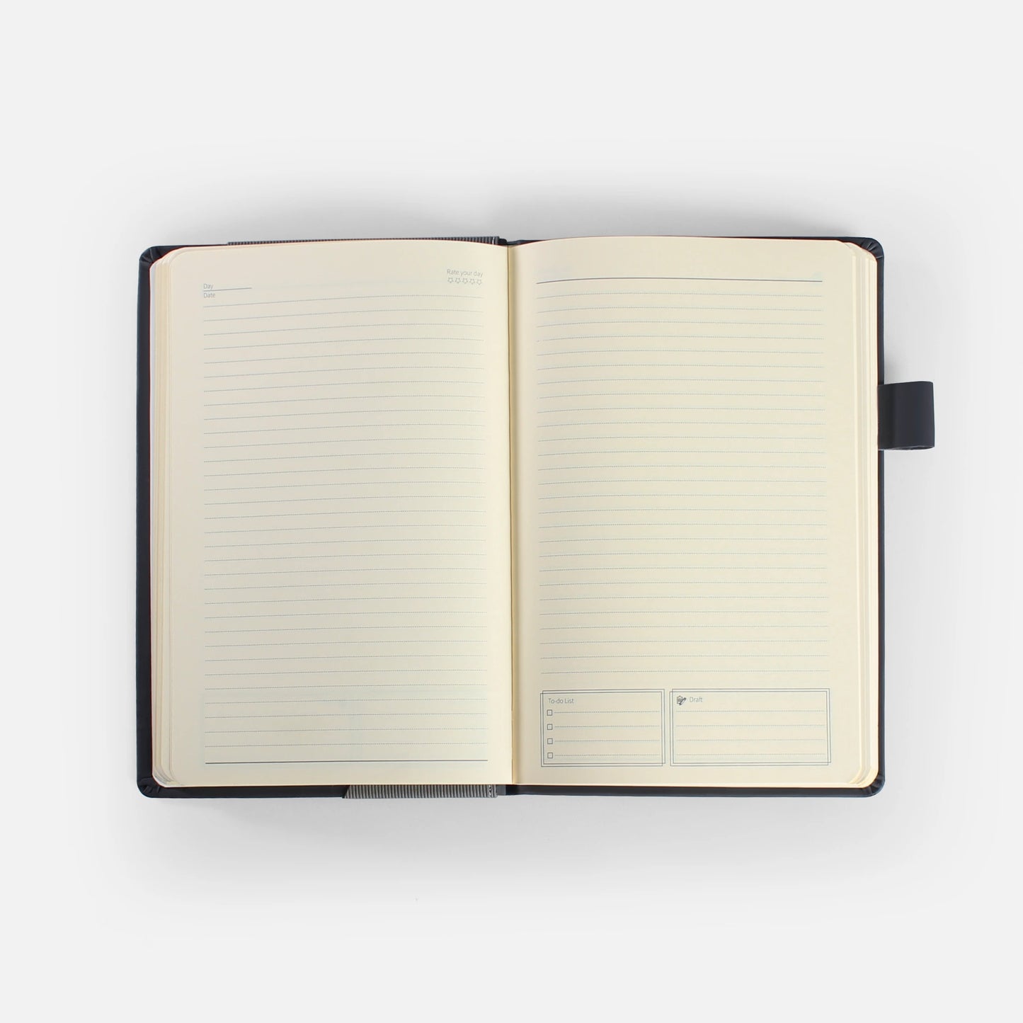 NAVY LINES NOTEBOOK (NB17 BLUE)
