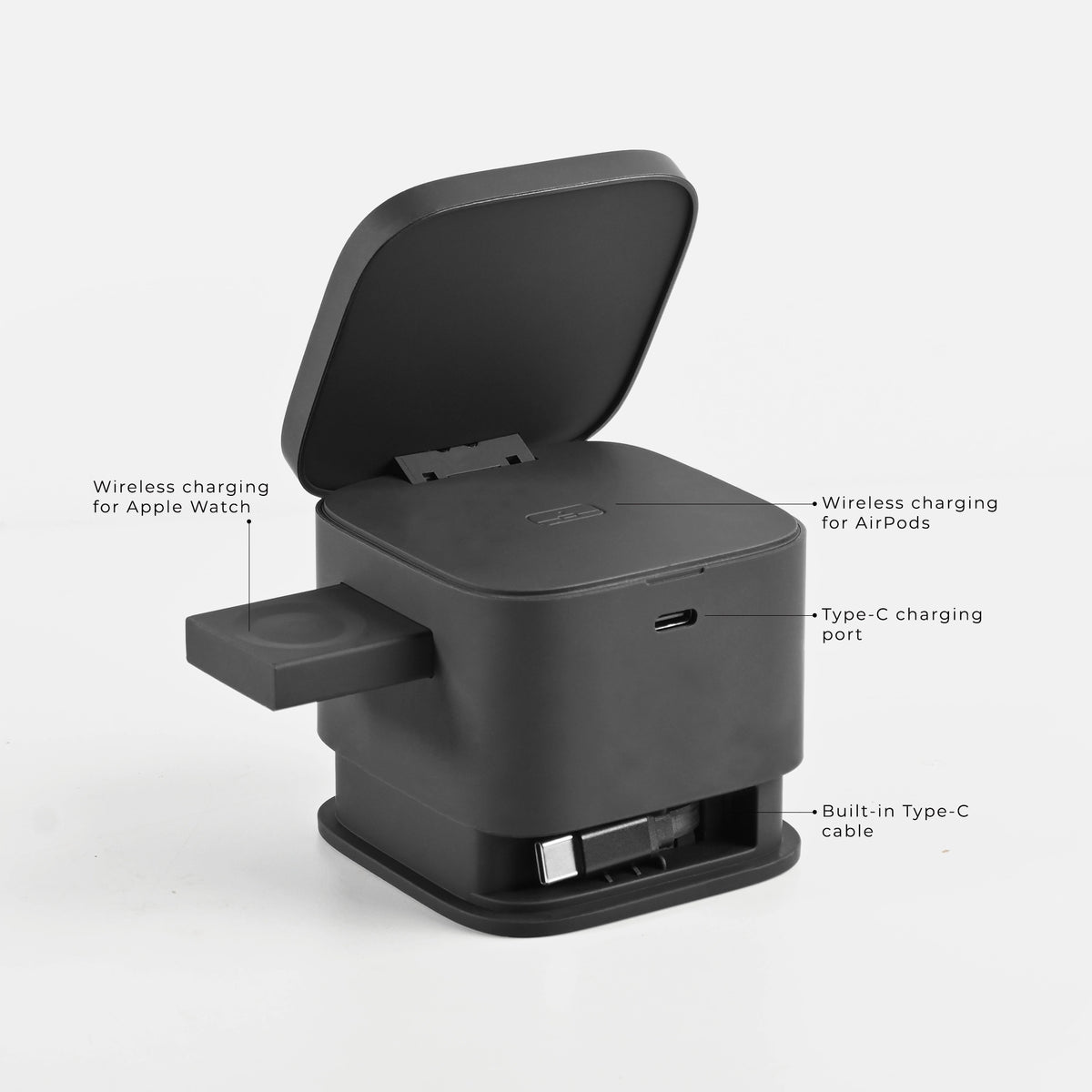 3-in-1 Foldable Magnetic Wireless Charging Station