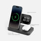 3-in-1 Wireless Charging Station with Digital LED Clock (Wct39)