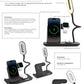 4-in-1 Multifunctional Wireless Charging Station with LED Desk Lamp (Wct42)