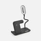 4-in-1 Multifunctional Wireless Charging Station with LED Desk Lamp (Wct42)