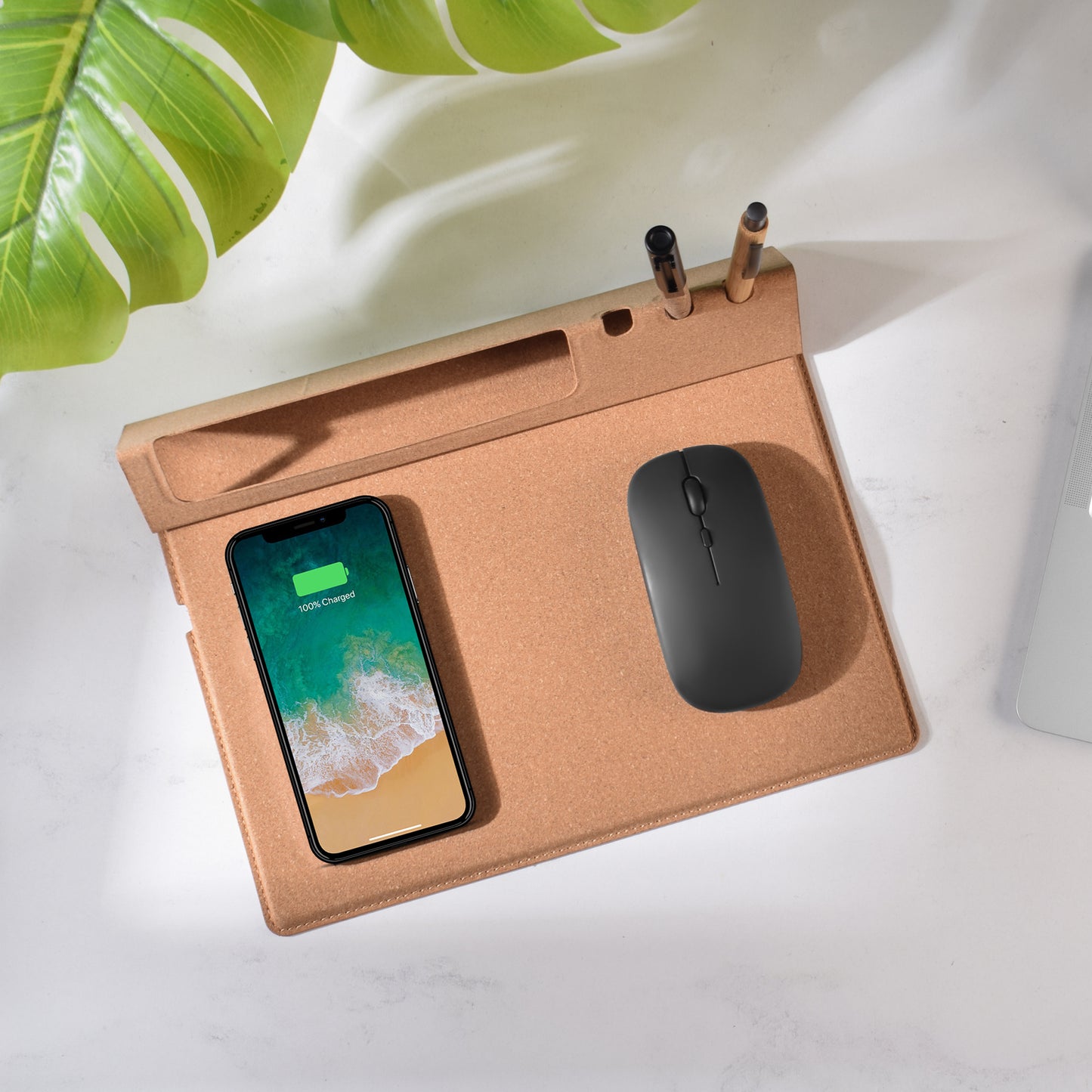 CORK WIRELESS MOUSE PAD