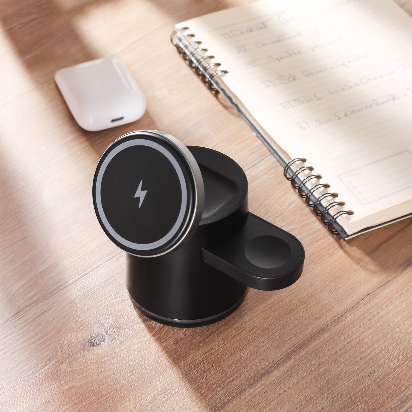 4IN1 FOLDABLE MAGNETIC WIRELESS CHARGER / LED
