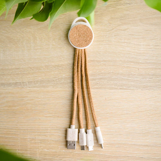 Stay sustainable with the Cork and Wheat Cable Eco-Friendly Notebook. This notebook is made with cork sourced from sustainable forestry. It's the perfect way to make eco-friendly giveaways and show your commitment to the environment.