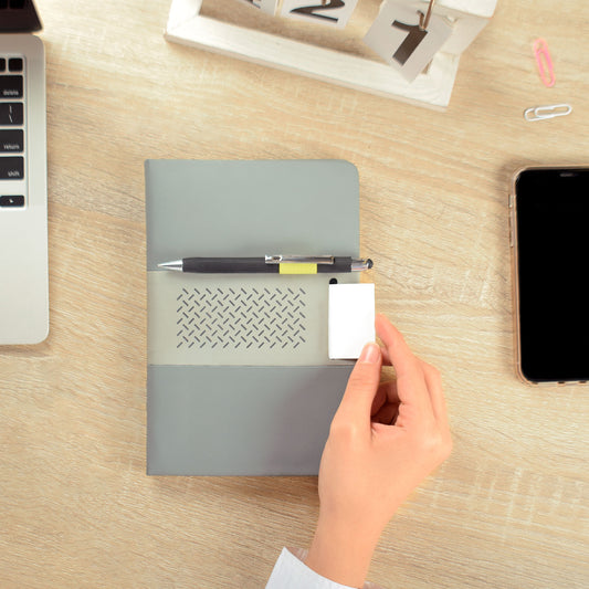 Rubber Grey Notebook